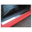 Rennline Edelstahlplatten-Set mit Logo TURBO. Porsche 944 / 924/968