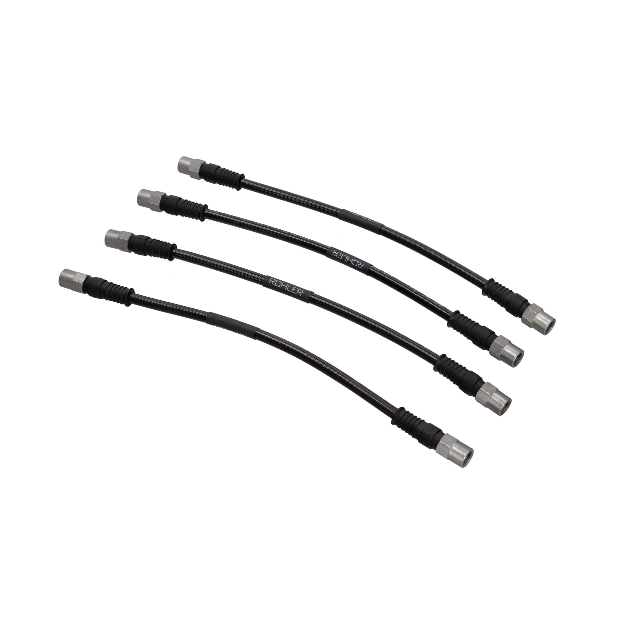 Stainless Steel Braided Brake Hoses (4-piece set) Front & Rear Porsche 996