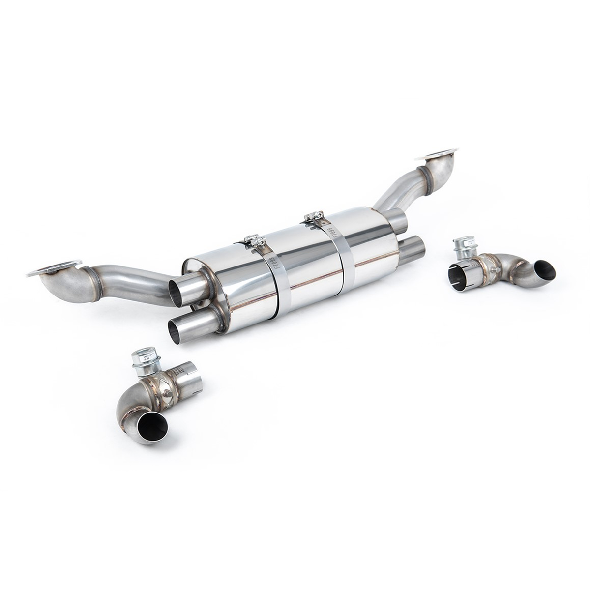 Milltek Sportauspuff Endschalldämpfer für Porsche Sportauspuff (PSE). Porsche 991.1 Carrera 2S / Carrera 4S