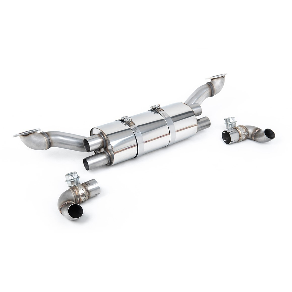 Milltek Sport Exhaust Rear Silencer for Porsche Sports Exhaust (PSE). Porsche 991.1 Carrera 2S / Carrera 4S