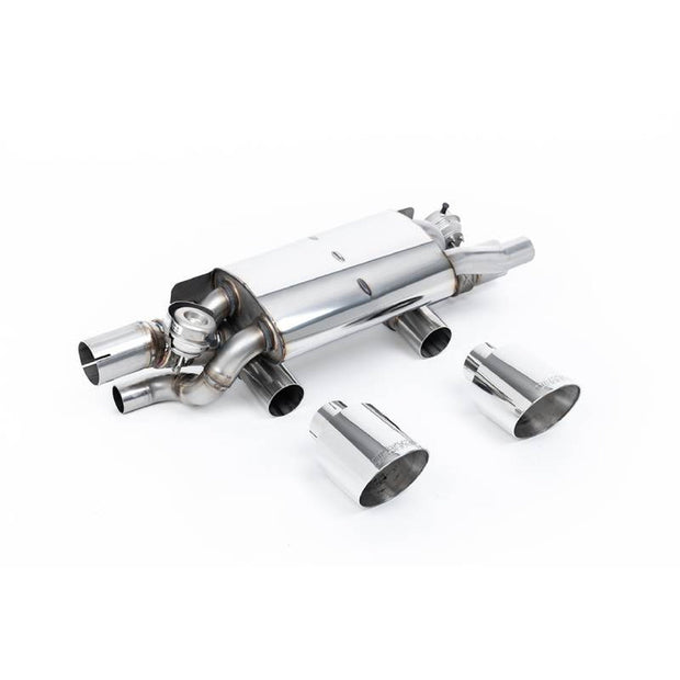 Milltek Sport Exhaust Rear Silencer (PSE) with Polished GT-115 Trims. Porsche 991.2 3.0LT / S / GTS 2015-19