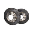 Carbon-ceramic replacement brake disc set, front. Porsche 997