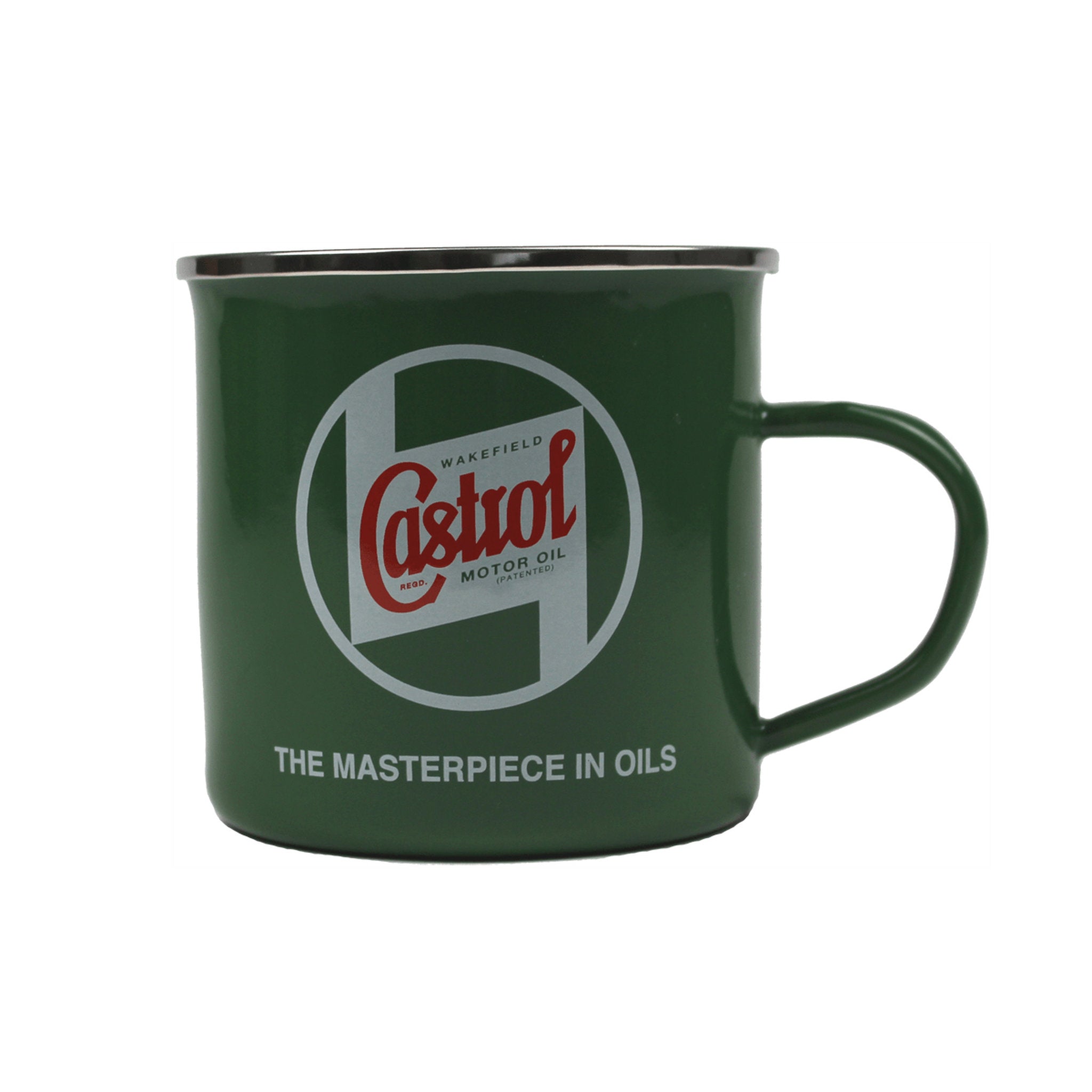 Classic Castrol Enamel Tin Mug