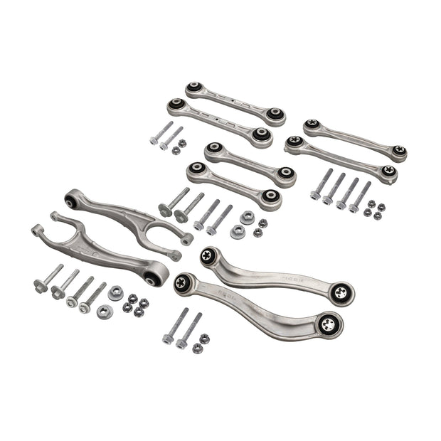 Rear control arms and suspension arms, set of 10 pieces with bolts, rear for Carrera / 992 Turbo