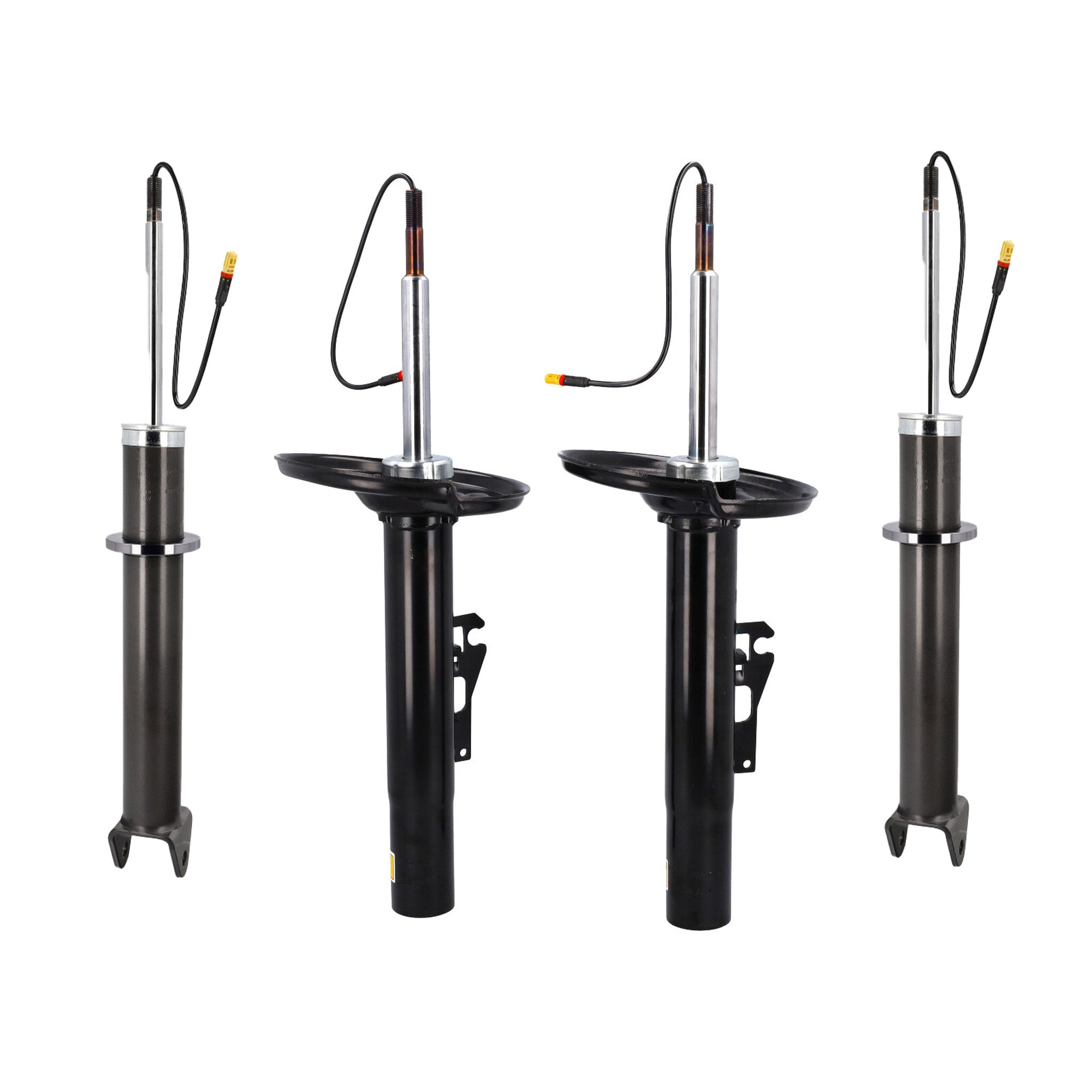 Shock absorber set (4 pieces) for front and rear axles. Suitable for Porsche 997.1 / 997.1 C2 / C2S with PASM (2005–08/11) - OEM / original equipment quality