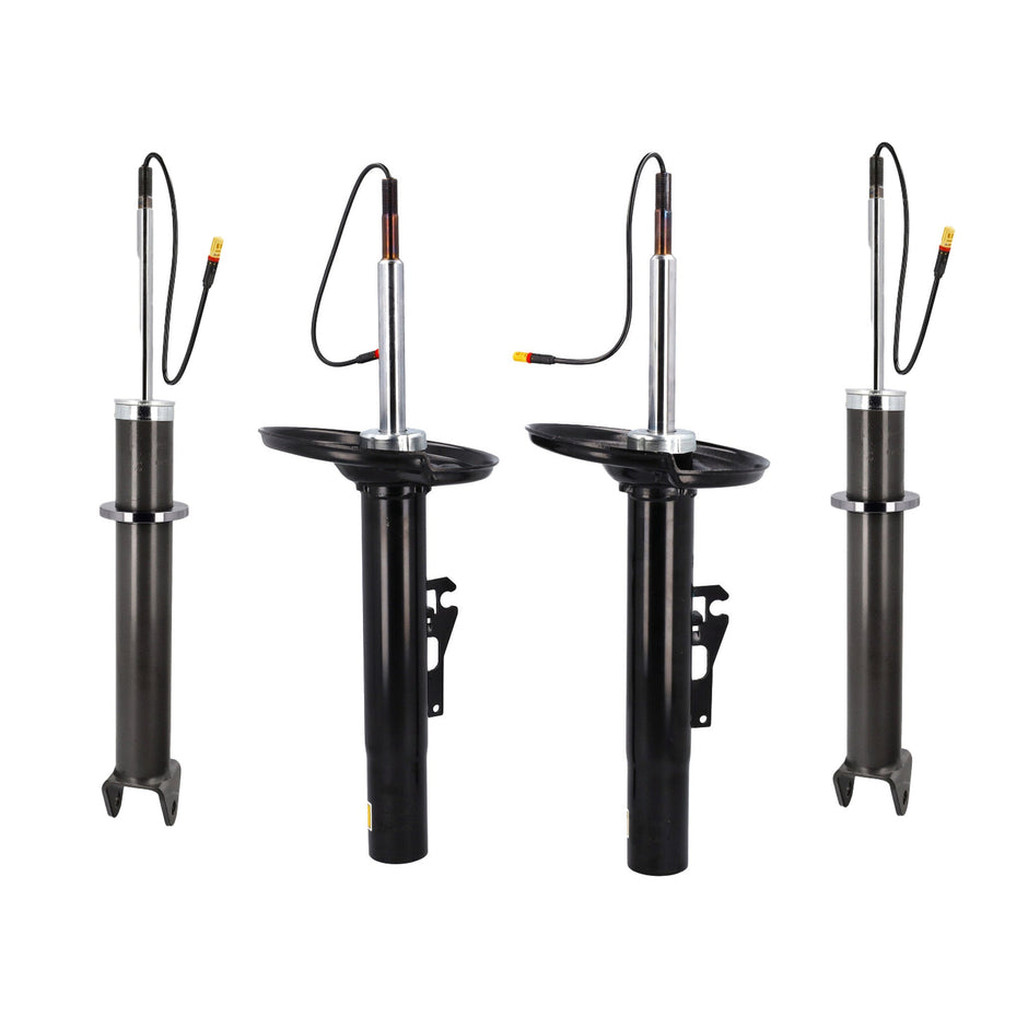 Shock absorber set (4 pieces) for front and rear axles. Suitable for Porsche 997.1 / 997.1 C2 / C2S with PASM (2005–08/11) - OEM / original equipment quality