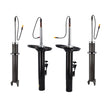 Shock absorber set (4 pieces) for front and rear axles. Suitable for Porsche 997.1 / 997.1 C2 / C2S with PASM (2005–08/11) - OEM / original equipment quality