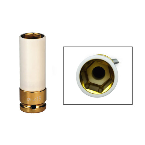 Schonende Schlagnuss für Leichtmetallfelgen 19 mm 1/2 Zoll Vierkantantrieb