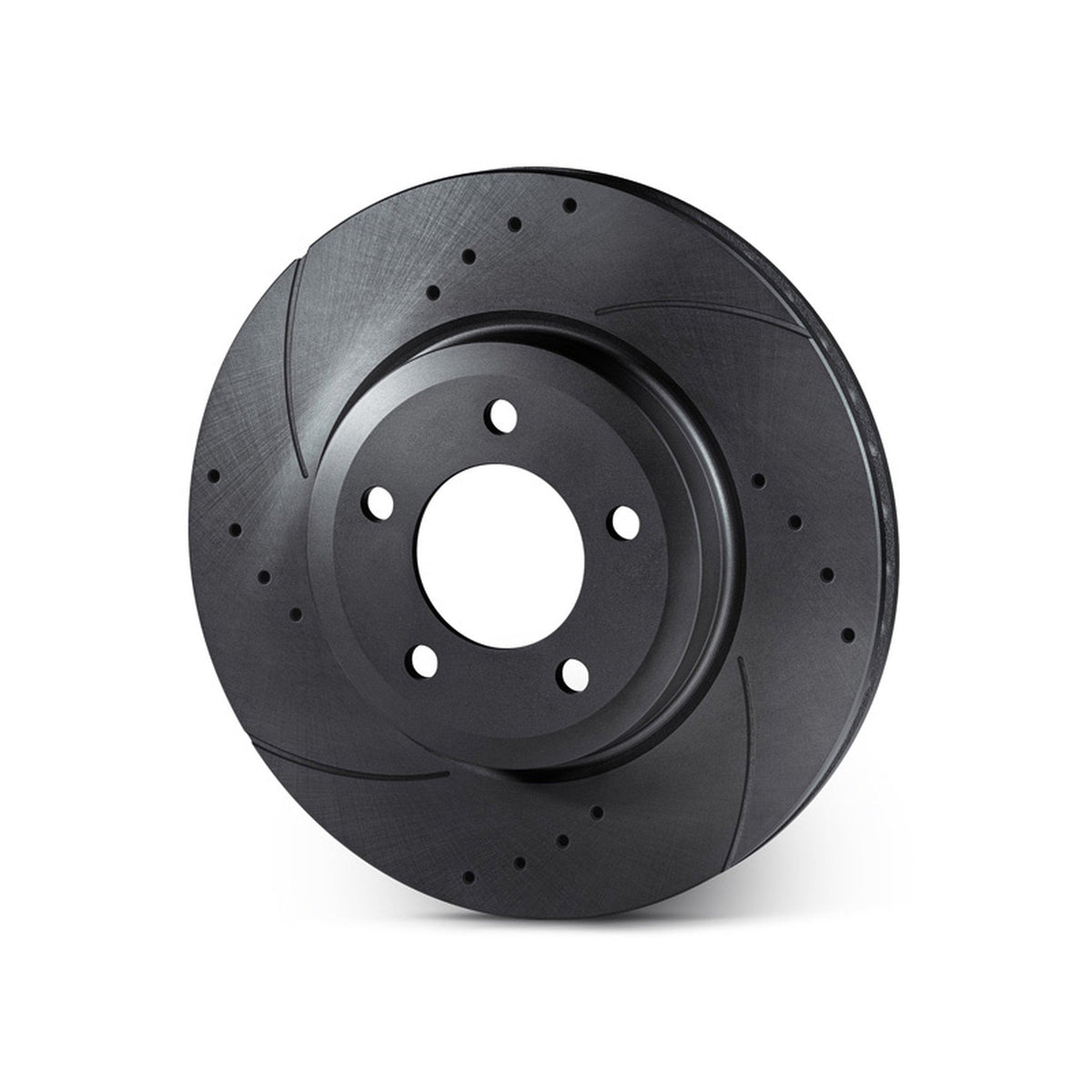 Drilled and slotted rear brake rotor – Porsche Boxster/Cayman