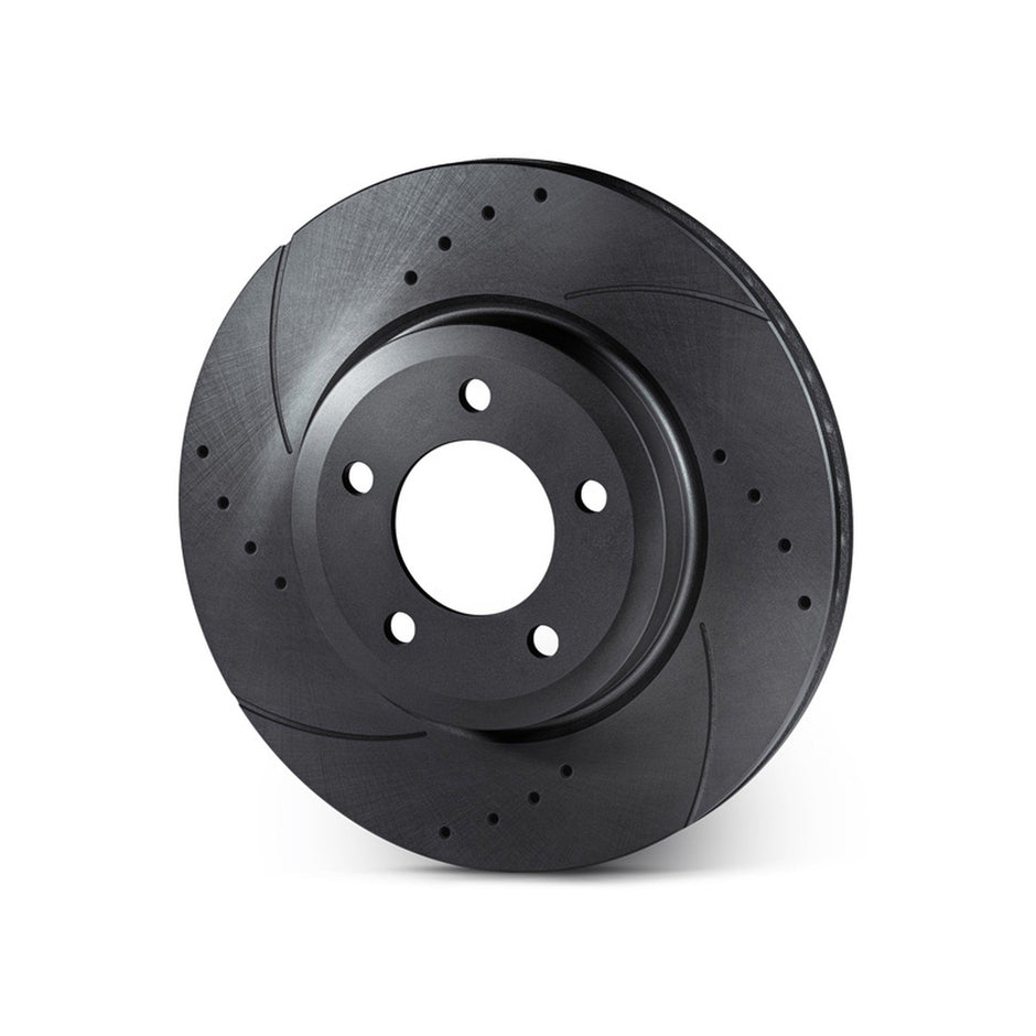 Drilled and Slotted Rear Brake Disc – Rotinger – Porsche 718 Boxster / Cayman