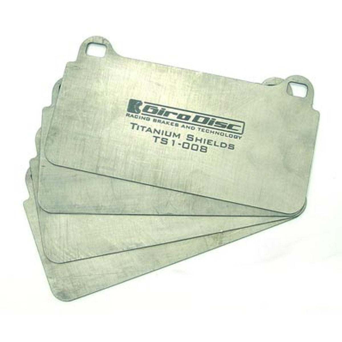 Heat shields for titanium brake pads. Front Porsche 991, 992, GT4