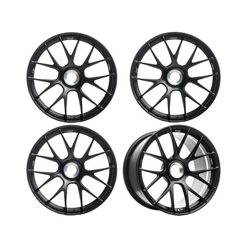 20" Forged Wheel Set Centerlock – Machine Black – Titan 7 T-S7
