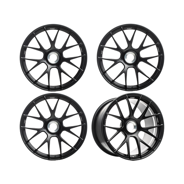 20" Forged Wheel Set Centerlock – Machine Black – Titan 7 T-S7