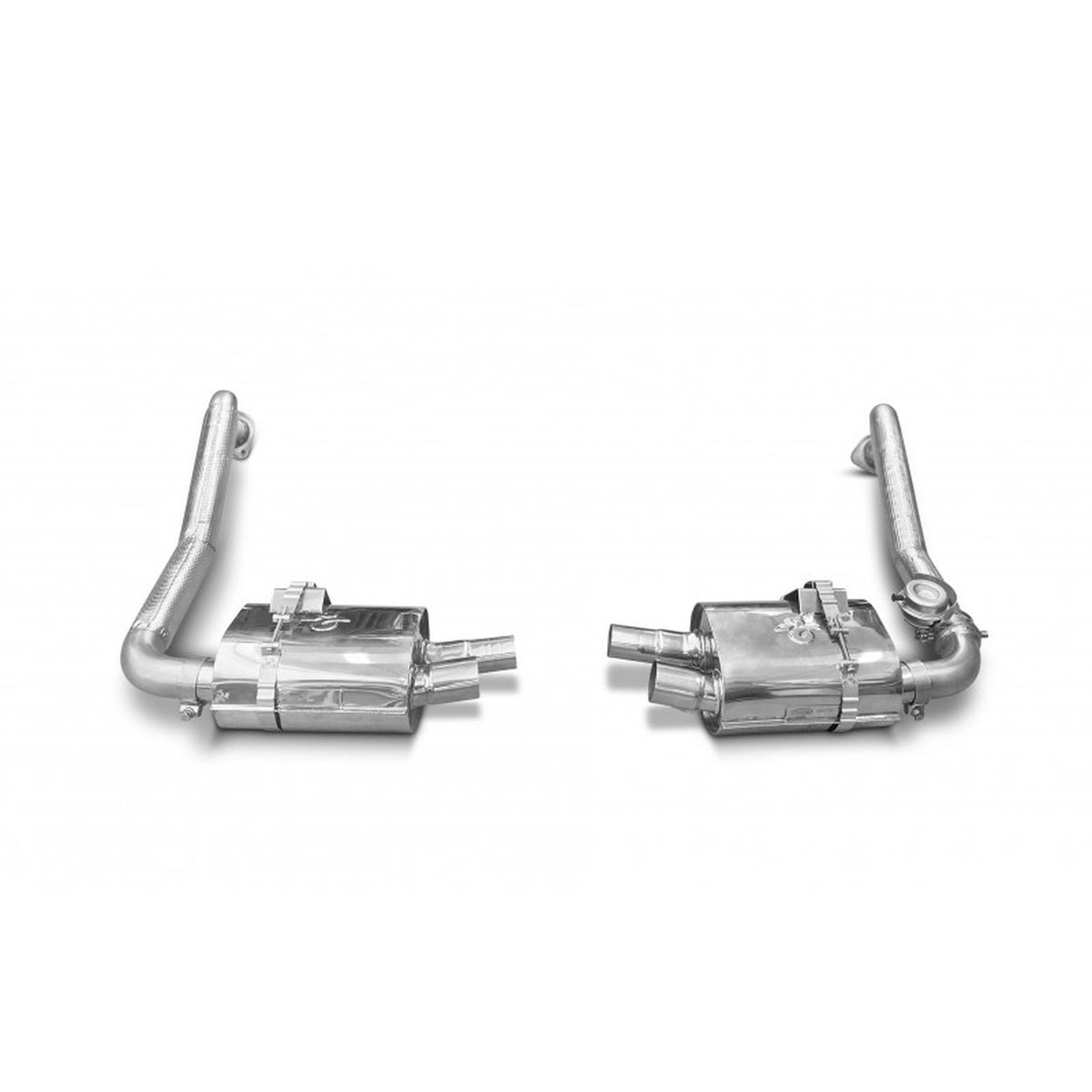 Sports exhaust Porsche 718 Boxster, Cayman and GTS 2.0L & 2.5L with exhaust flap - Tubi - 2.0L