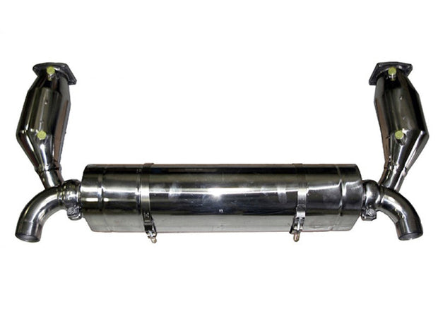 Sports Exhaust Rear Silencers and Catalytic Converters Porsche 997 GT2 and GT2 RS