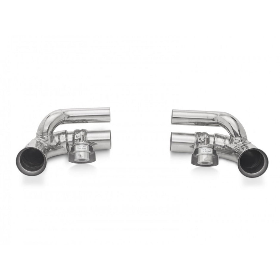 Sport Exhaust Side Muffler Straight Pipe with Valves Porsche 997 GT3 and GT3 RS