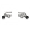 Sport Exhaust Side Muffler Straight Pipe with Valves Porsche 997 GT3 and GT3 RS