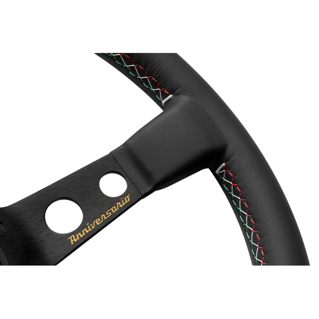 MOMO Mod.07 60th Anniversary Steering Wheel – Black Leather (Limited Edition)