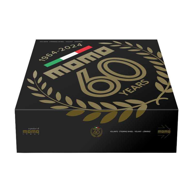 MOMO Mod.07 60. Jubiläumslenkrad – schwarzes Leder (Limited Edition)