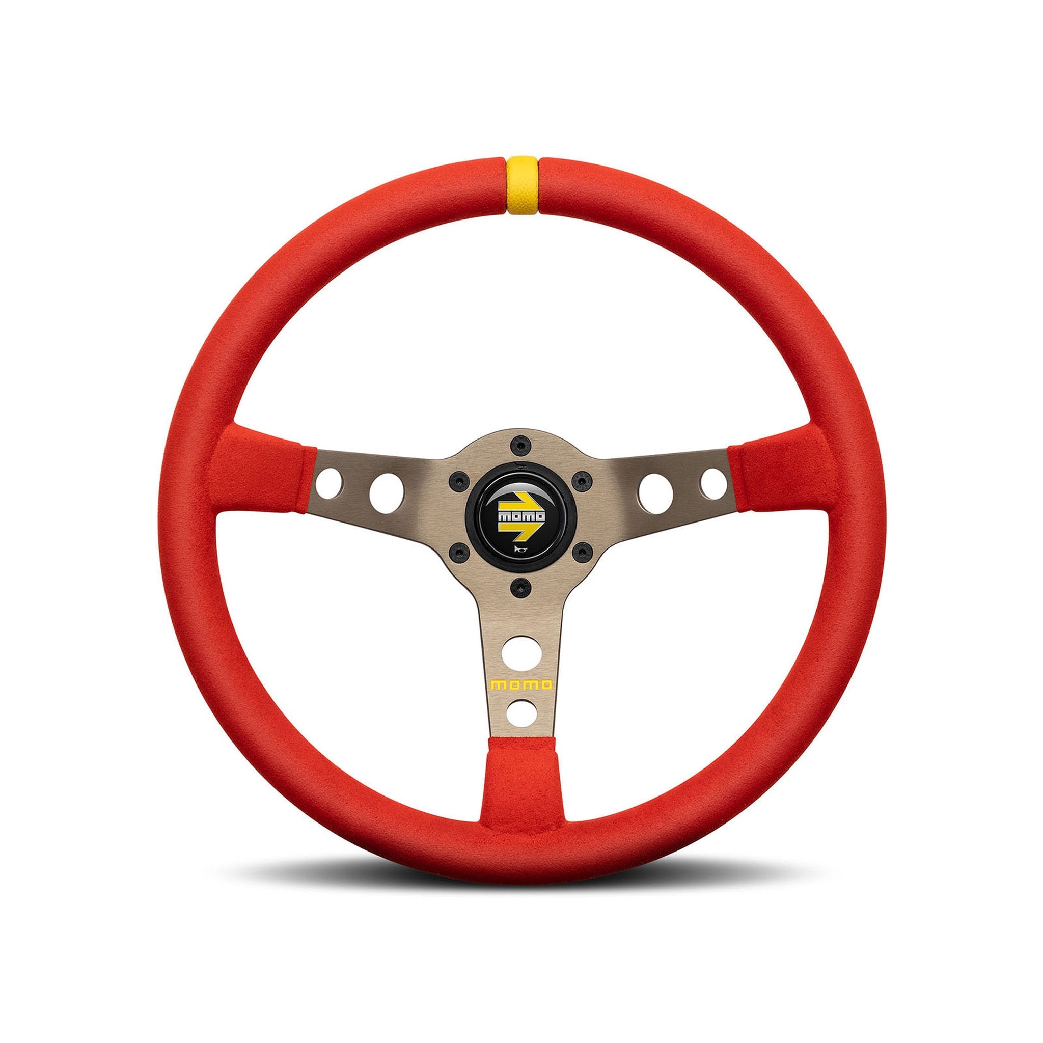 Momo MOD.07 Red Edition Lenkrad rote Mikrofaser | Momo