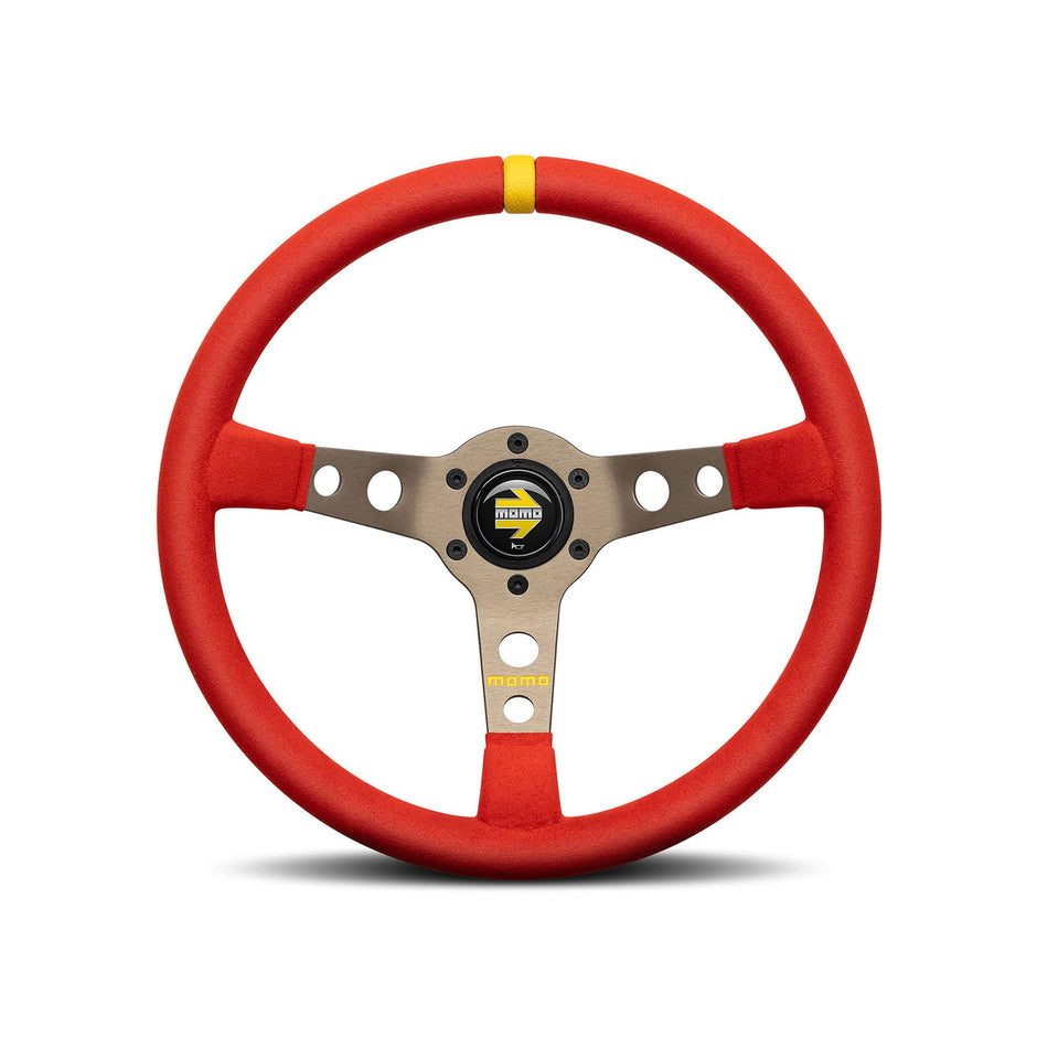 Momo MOD.07 Red Edition Lenkrad rote Mikrofaser | Momo