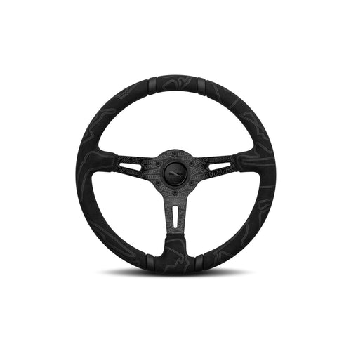 MOMO Ultra Black Edition-Lenkrad – schwarzer Einsatz – Porsche Boxster/Cayman