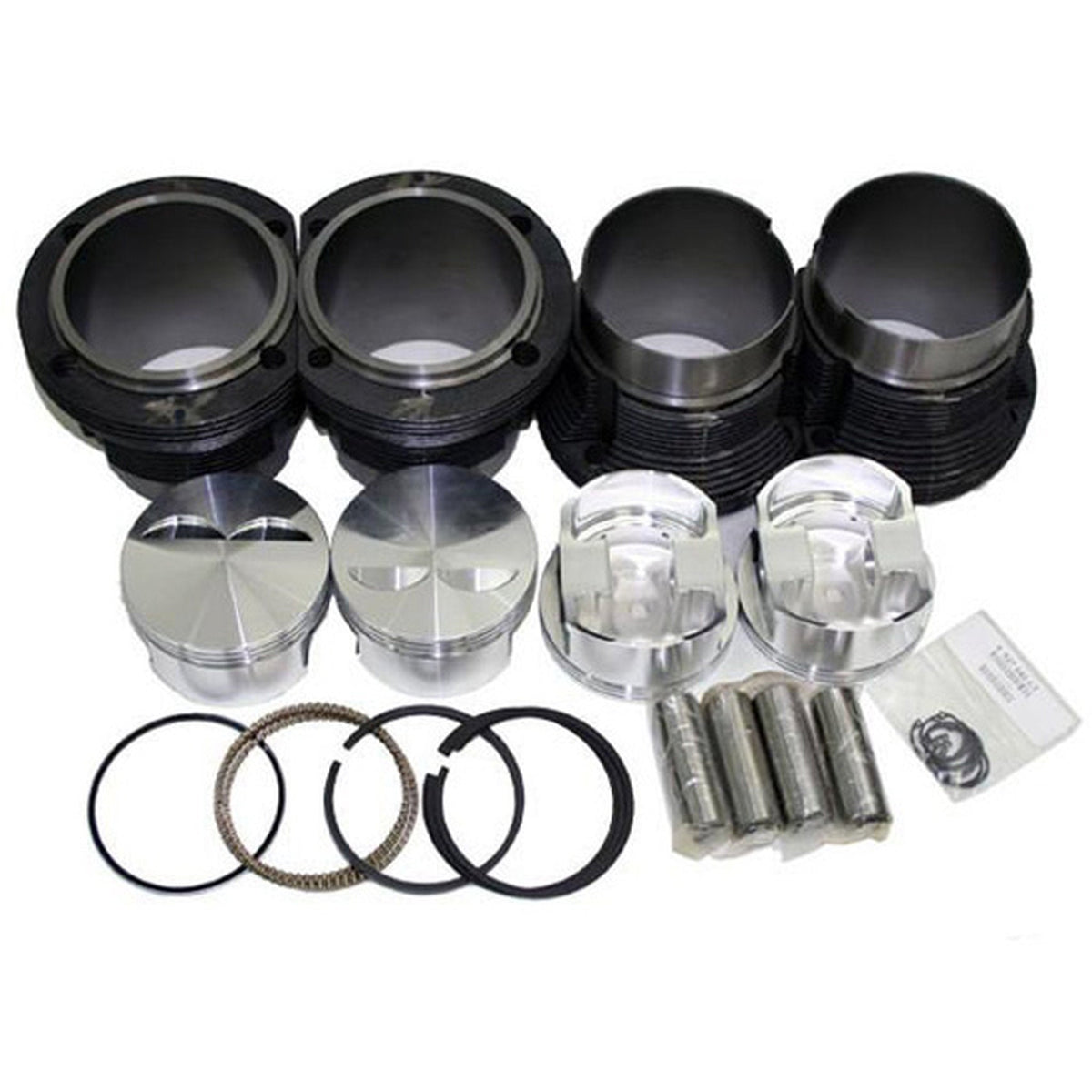 Forged JE Piston and Liner Set 104 mm, 24 mm Pin – Porsche 914/VW Type 4