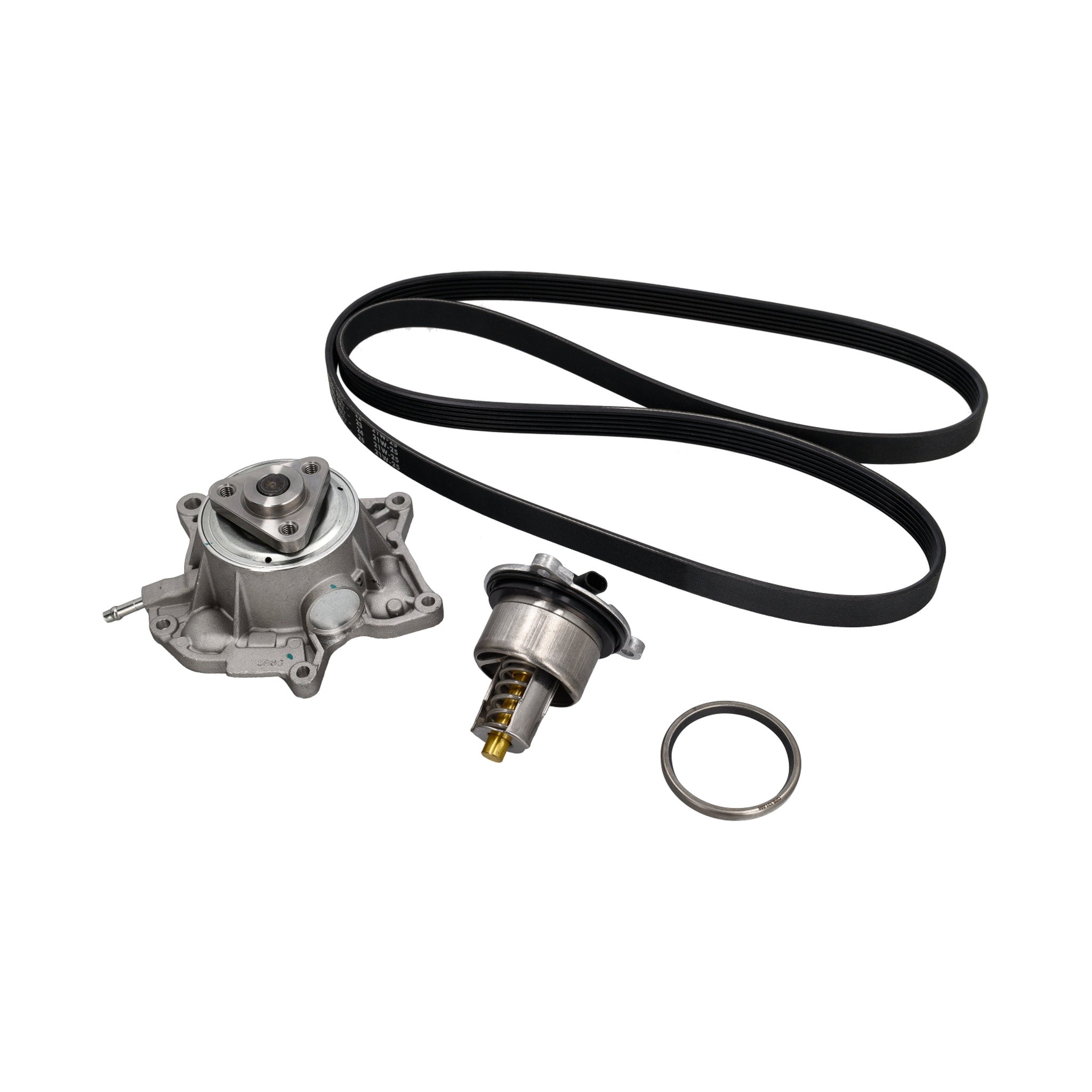 Wasserpumpe, Keilrippenriemen und Thermostat-Reparatursatz – OEM / Erstausrüsterqualität – Porsche 718 Boxster / Cayman 2.0L