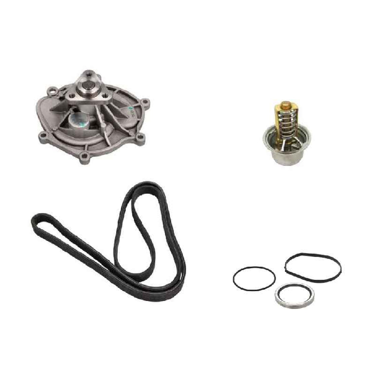 Water Pump, Serpentine Belt, and Thermostat Kit. Porsche 987.2 Boxster / 987.2 Cayman / 997.2 C2 / 997.2 C4 (Non-Turbo)