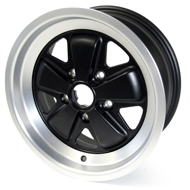 Alufelgen-Satz 16 Zoll 7J / 8J, schwarz, 5-Speichen-Design