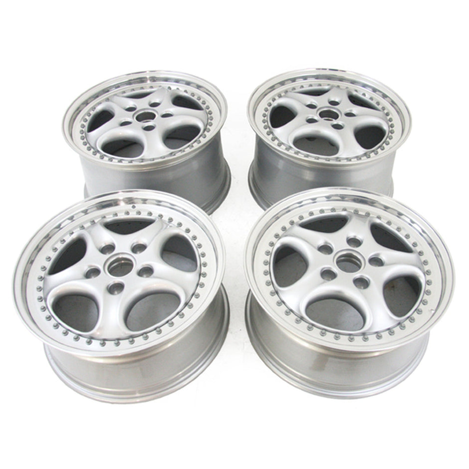 18" Alloy Wheel Set (4 Wheels) Silver