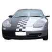 Edelstahl-Kühlergrill-Set für vordere Stoßstange ZunSport. Porsche 996 Carrera Tiptronic
