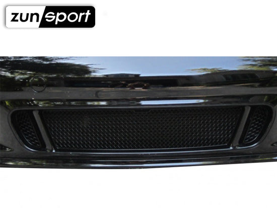 ZunSport Edelstahl-Mittelgrill für Frontstoßstange. Porsche 997.2 Carrera GTS / Modelle mit Aerokit-Frontstoßstange