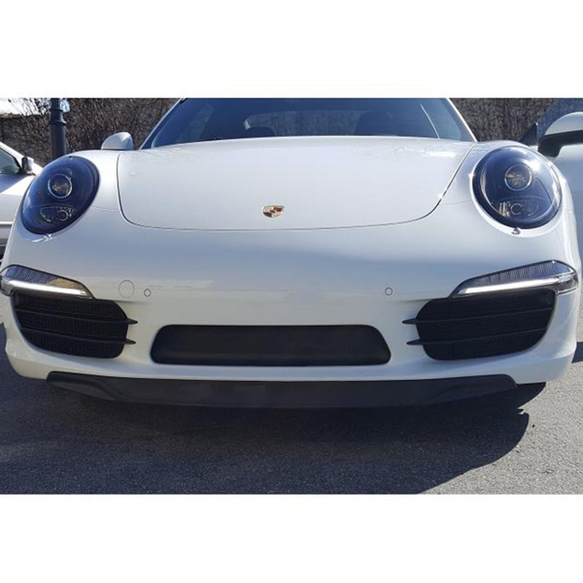 Edelstahl-Kühlergrill-Set für vorderer Stoßfänger ZunSport. Porsche 911.1 C2S (mit Parksensoren)