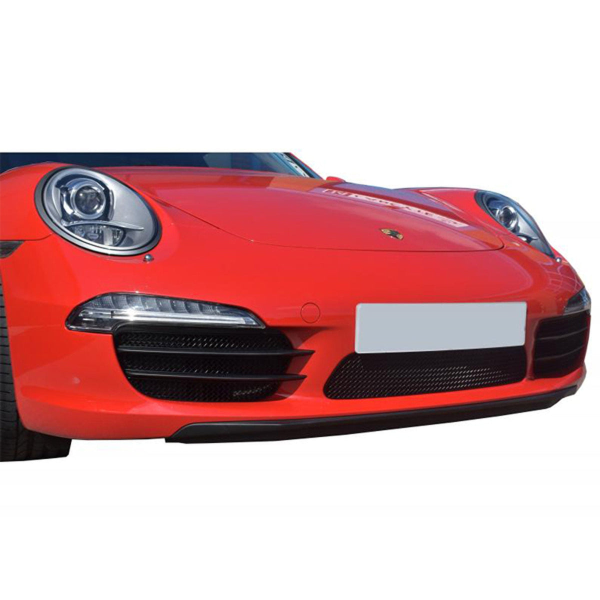 Edelstahl-Kühlergrill-Set für vorderer Stoßfänger ZunSport. Porsche 911.1 C2