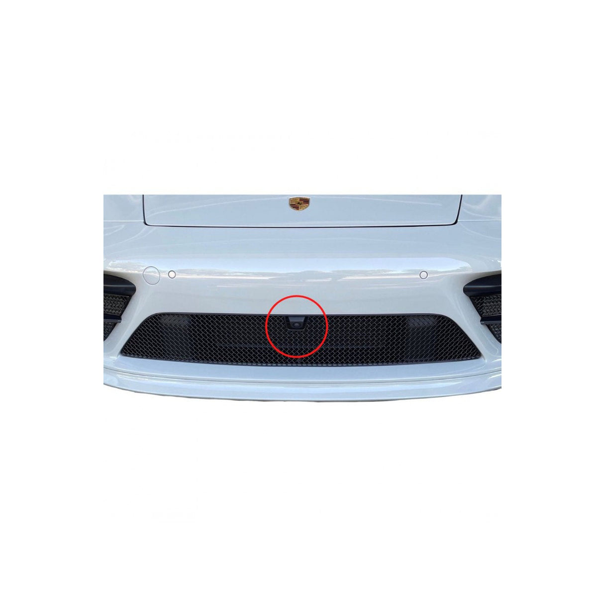Front Bumper Center Grille in Stainless Steel ZunSport Porsche 992