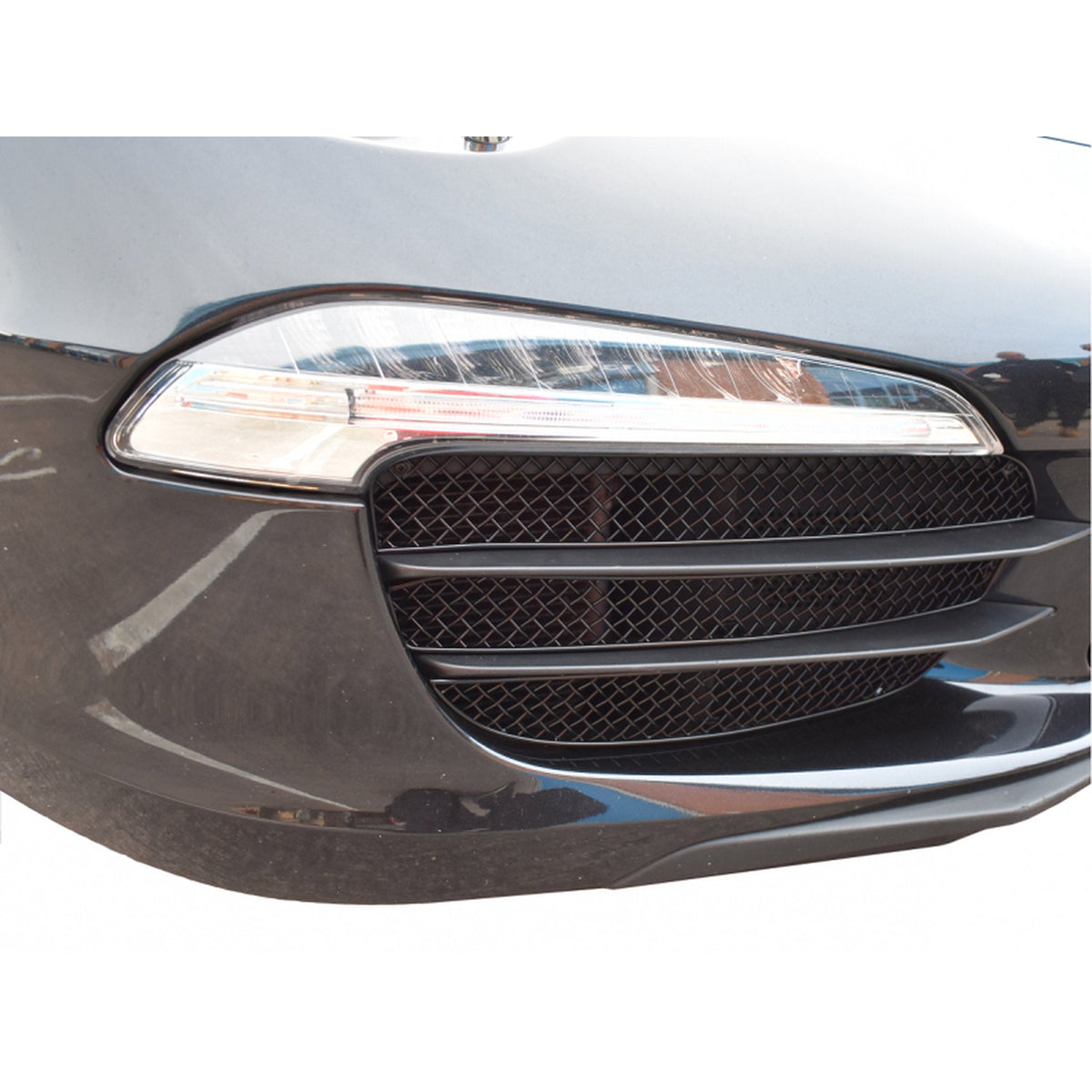 Edelstahl-Grillaußensatz für Frontstoßstange ZunSport. Porsche 911.1 C2S (ohne Parksensoren)