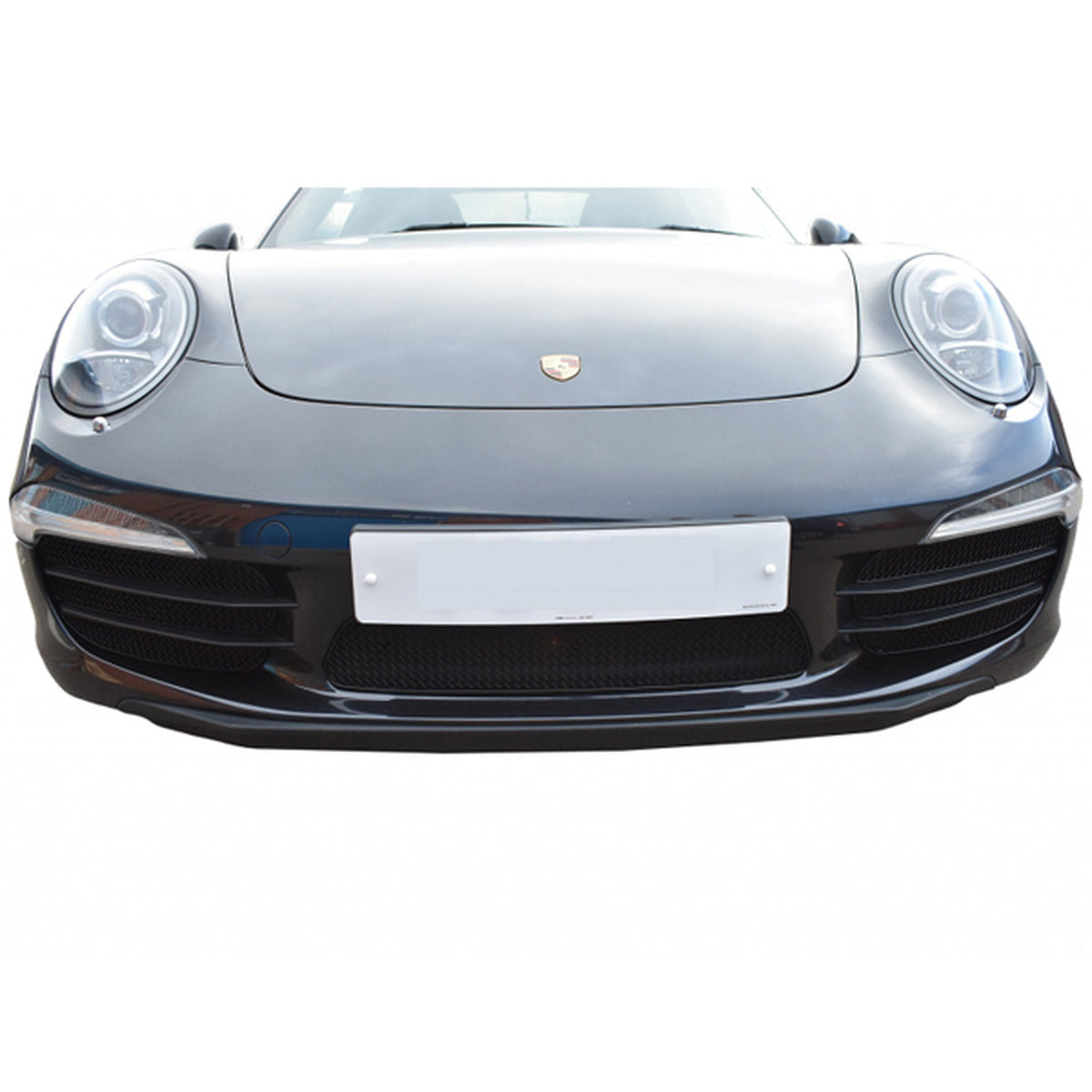 Edelstahl-Kühlergrill-Set für vorderer Stoßfänger ZunSport. Porsche 911.1 C2S (ohne Parksensoren)