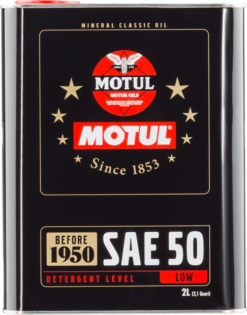 Motul CLASSIC SAE 50 Einbereichsöl 2 Liter