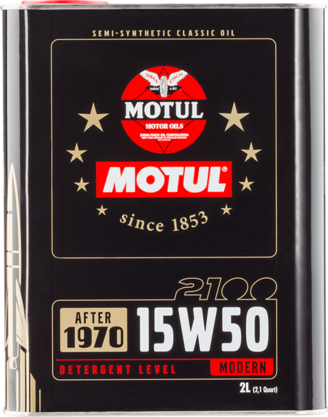 Motul CLASSIC 2100 15W-50 Motorenöl 2 Liter