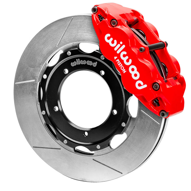 Wilwood Superlite Bremsensatz vorne, Bremssattel rot, Porsche 911 1969–73