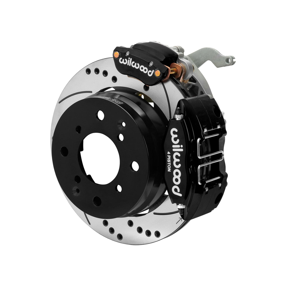 Powerlite Rear Brake Caliper and Rotor Kit with Vented, Slotted, and Drilled Rotors - Porsche 914/4 1970-76 Wilwood
