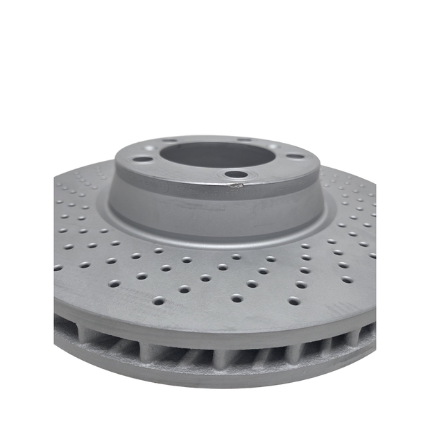 Damaged brake disc (standard paint Z) front left. Suitable for Boxster / Cayman