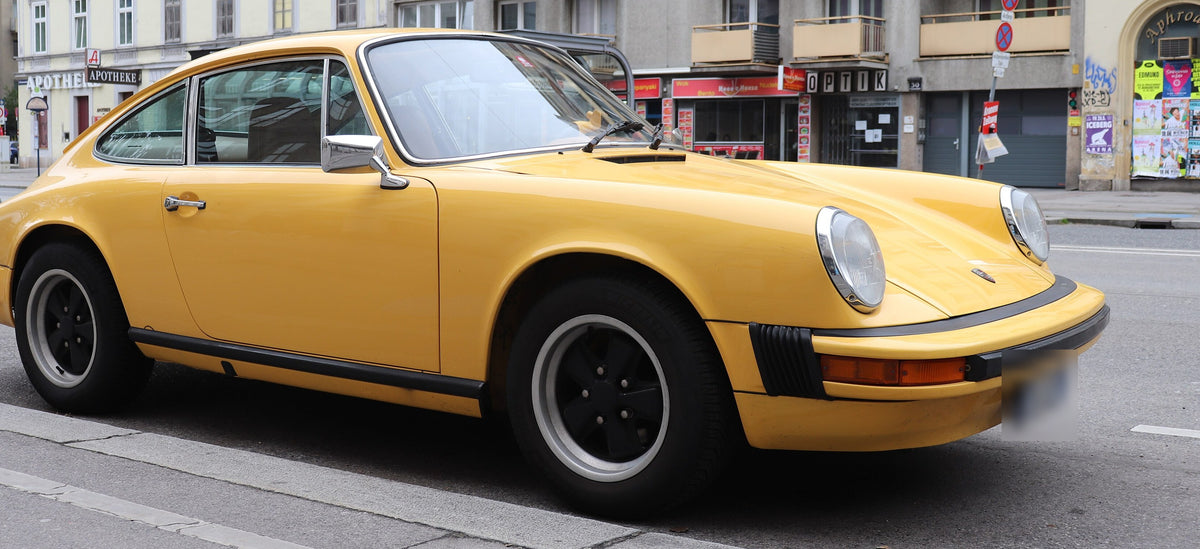 Porsche 912E in Gelb
