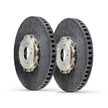 Carbon-Ceramic replacement brake disc set, front. Porsche 997.2 Turbo