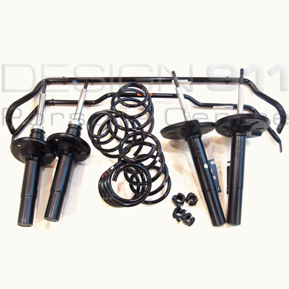Genuine Porsche Tequipment Sport Suspension Porsche 996 C2 3.4L Cabrio Manual