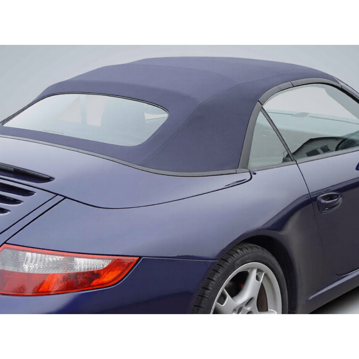 Cabrioverdeck ohne Heckscheibe. Porsche 997 Gen. 1